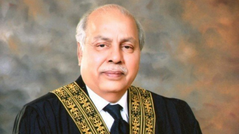 A photo of Chief Justice of Pakistan Gulzar Ahmed. — APP/File